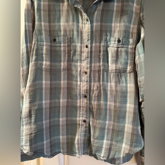 Mudd ladies button down flannel shirt - Picture 6 of 6